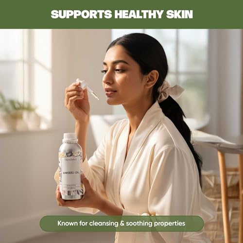 Image of VedaOils Aniseed Oil 100ml | 100% Pure & Natural | Steam Distilled for Aromatherapy, Hair & Skin Care
