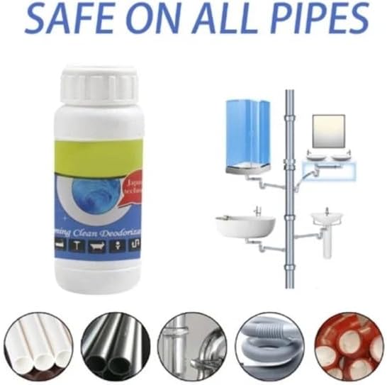 Miniatura 4 de Polvo de dragado ecológico para fregadero y tubería de drenaje, potente desbloqueo de tubos, desatascador de alcantarillado de inodoro,