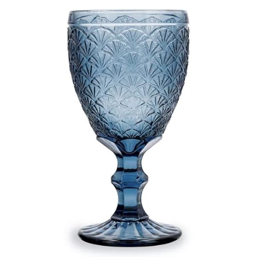 Bidasoa Copas Vidrio 6 Copas 30 cl Azul Cover