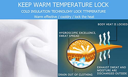 Foto von Radtrikot Set Langarm Herren Radsportanzüge mit 3D Sitzpolster Thermofleecefuttere Atmungsaktive Elastische Fahrradbekleidung für Radfahren, Jogging im Herbst Winter