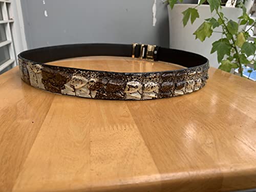 Genuine alligator natural leather belts for Men, real Natural crocodile skin Men's belt3