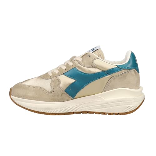 Diadora Womens Venus Satin Lace Up Sneakers Shoes Casual - Beige3