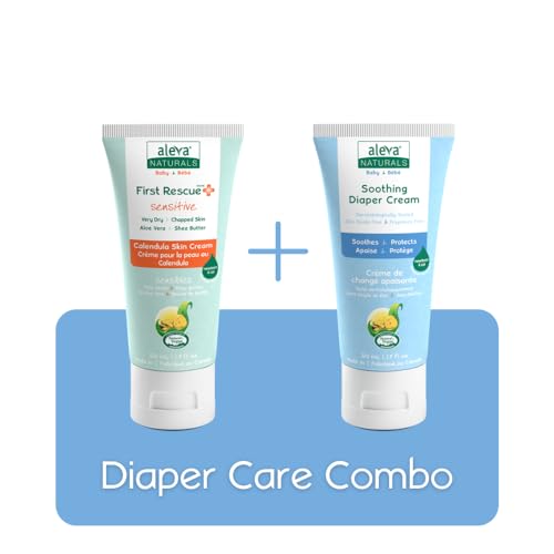 Aleva Naturals Diaper Care Duo, First Rescue Calendula Multipurpose Skin Cream, 50ml + Soothing Baby Diaper Cream for Newborn and Toddlers, 50ml - Image 3
