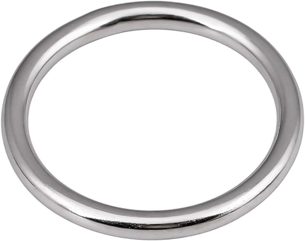 1pcs 10mm 304ss Seamless O-Ring - Versatile Solid Ring for Fitness, Yoga, Dog Accessories, and Luggage(110mm)