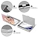 The Summer in The Bottle Business Card Holder Fashion Metal Business Card Case Professional Credit Card Protector Aluminum Alloy Flip Cover Slim Name Card Case Holder for Men Women