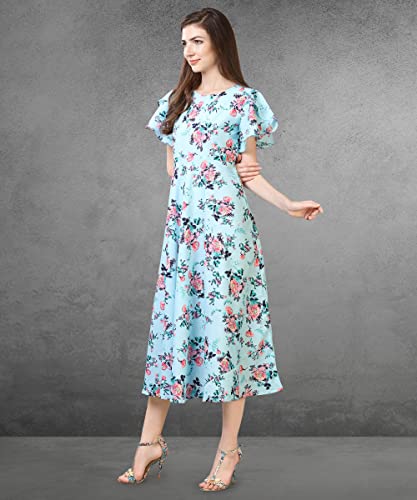 Image of QIQI Women's Crepe A-Line Maxi Casual Dress