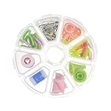 Marqueurs de mailles et compteur de rangs pour crochet – parfaits pour vos travaux de crochet et autres créations diy, marqueurs de mailles rondes