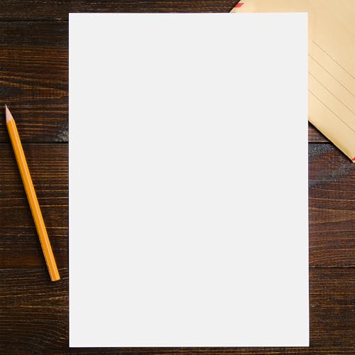 AIMI 80 folhas de papel de construção branco para crianças material escolar papel de cópia A4 materi