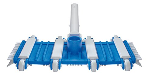 Productos Qp 500332C - Limpiafondos Flexible, Con Cepillos Laterales, Fijación Clip