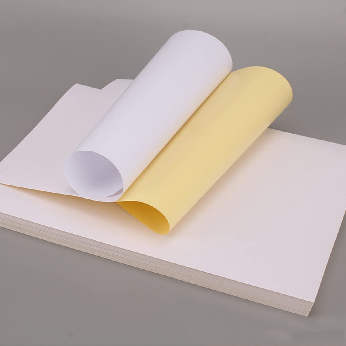 Uonlytech 100piezas Papel Para Impresión Adhesivo Papel Para Escribir Oficina y Escuela Para Hacer Etiquetas