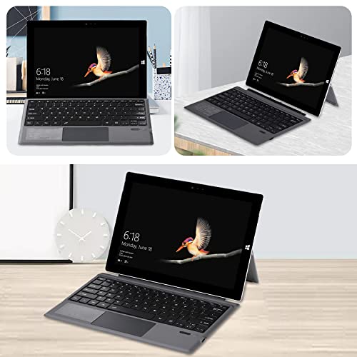 Gracemind 1089A Bluetooth 5.3 Wireless Magnetic Keyboard With Touchpad For Microsoft Surface Pro 4/5/6/7/7+ Portable Tablet Flip Stand Built In Battery Type C Charging Keyboard thumb #8