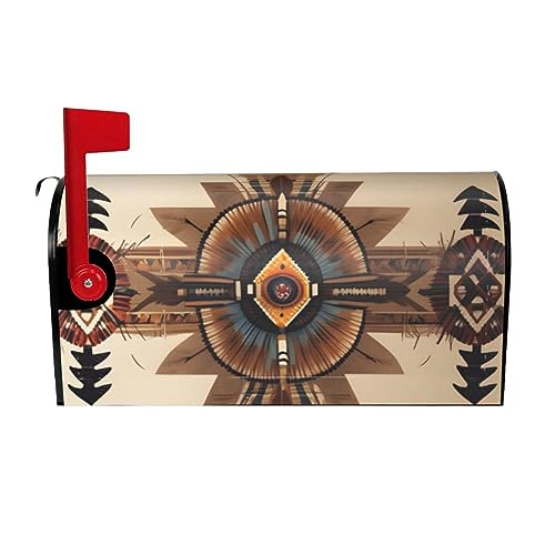 Dlxw Copertura protettiva impermeabile magnetica per cassette postali dei nativi americani, rivestimento esterno, standard.
