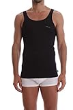 Diesel Men's Essentials Bale Logo Tank, Black, Medium