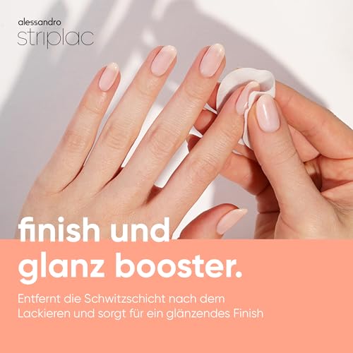 alessandro Striplac Prep & Shine Pads - 2in1 Spezialpads für Nägel - Reinigung & Extra Glanz Booster nach Lackieren - Optimale Vorbereitung… – Ansicht 5