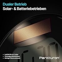 Parkturon PT02 Elektronische Parkscheibe mit Zulassung, Automatische Digitale Parkscheibe Solar fürs Auto, Elektrische Parkuhr mit 2 Displays, Solarunterstützt – Bis zu 5 Jahre Laufzeit – Ansicht 5