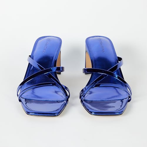 Image of The Drop Women's Amelie Strappy Square Toe Heeled Sandal