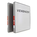Emraw Super Great 1/2' 3-Ring View Binder with 2-Pockets - Available in Grey - Great for School,...