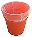 Pack of 25 Paint Strainer White Fine Mesh Disposable Bag Filters with Elastic Top Opening - 5 Gallon Bucket Size for Use with Paint Guns and Sprayers - by Golden Coast Unlimited