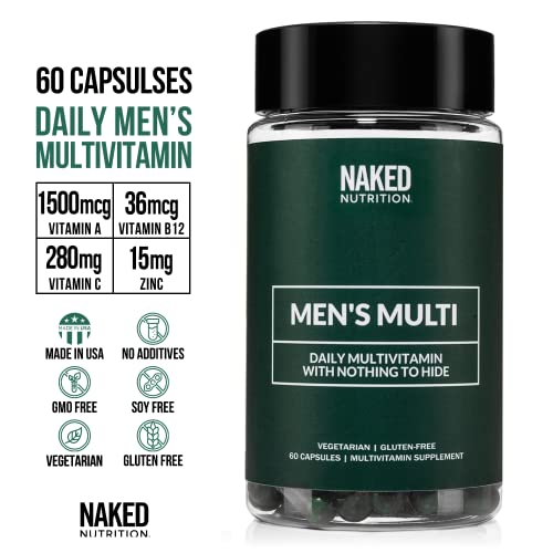 Men’s Multi – Daily Multivitamin For Men – A, C, E, Selenium, Zinc, Fruit And Super Green Extracts And More To Boost Immune Support – Gluten-Free And Vegetarian Daily Vitamins – 60 Capsules #TOP1