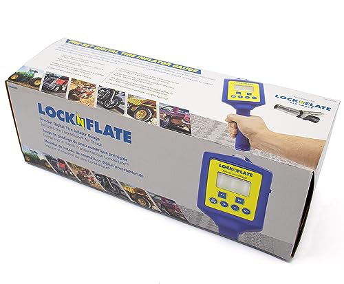 LockNFlate Pre-Set Digital Tire Inflator Gauge - Includes The LockNFlate® Air Chuck - Thumbnail 7