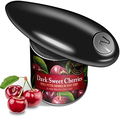Battery Operated Electric Can Opener Open Most Can Smooth Edge, Electric Can Openers for Kitchen for Seniors, Arthritis, and Chef, Kitchen Gadgets Cordless Can Opener Food-Safe Magnetic Catches Cover