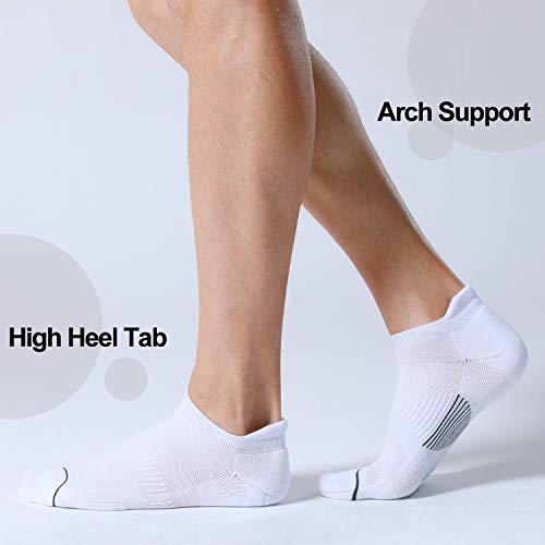Fitrell 6 Pack Men'S Ankle Running Socks Low Cut Cushioned Athletic Sports Socks thumb #2