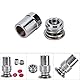 Hztyyier Stoffknopfform Knopfmacher Die Form Runde Brotform Pressform DIY Handgemacht für Handpressmaschine DIY Knöpfe(32L)