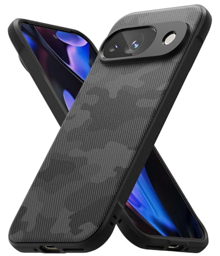 Image of Ringke Onyx for Google Pixel 9 Case [Feels Good in The Hand] Oil & Dirt Resistant, Enhanced Camera Lens Protection, Comfortable Grip, Non-Slip, Lightweight Cover - Camo Black