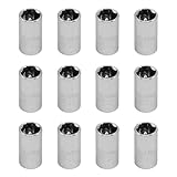 YXQ 10mm Sockets, 6 Point 1/4 Inch Drive Shallow Socket Set, 12Pcs
