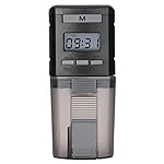 LONDAFISH Aquarium Fish Feeder, 0.175L Capacity, Plastic, Timer, Suitable for Pelleted, Particle, Flake Feeds