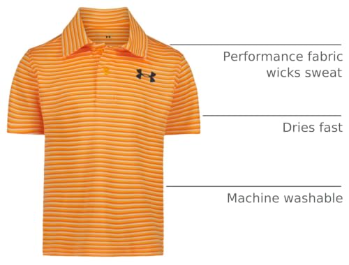Image of Under Armour Boys' Matchplay Short Sleeve Golf Polo, Lightweight Performance Stretch, Logo Detailing