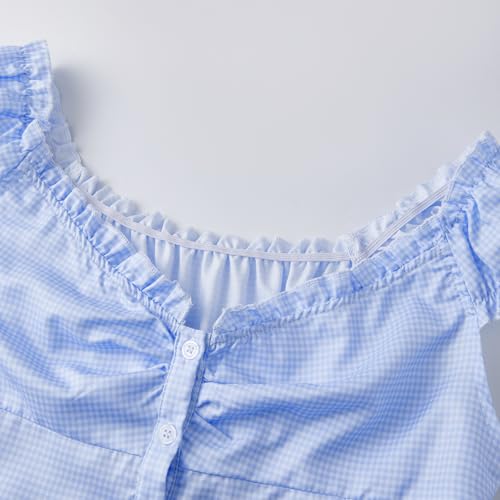 Image of Fairy Grunge Y2k Shirts Vintage Crop Tops Short Sleeve Girls Slim Fit Tees