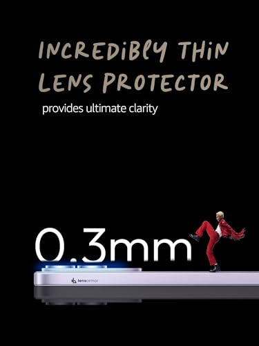 Image of Lensarmor Compatible with Vivo V70 FE Camera Lens Protector, Black, Premium Lens Guard, 9H Tempered Glass, Case Friendly, Precise Fit