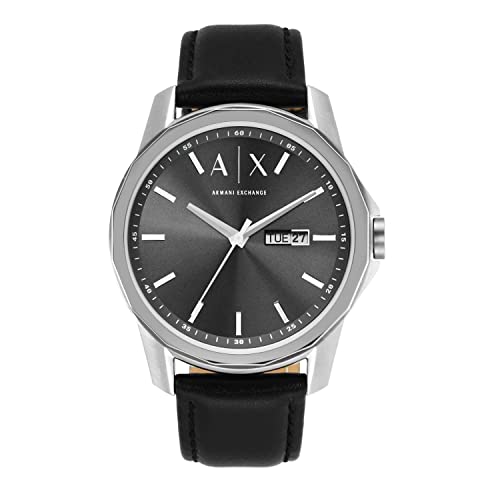 Relojes Hombre, Watch Reloj Armani Exchange AX1735 Banks de piel en color negro para caballero