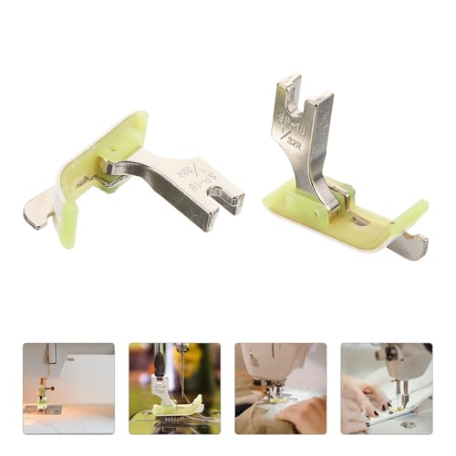 Pies prensatelas para máquina de coser acero industrial 4 piezas miniatura 7