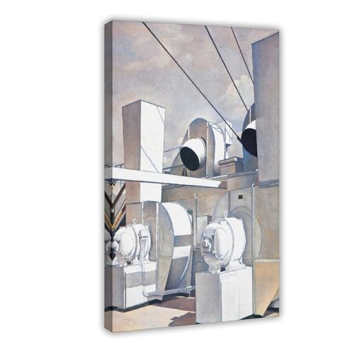 Charles Sheeler Upper Deck tableau déco pour un bureau design