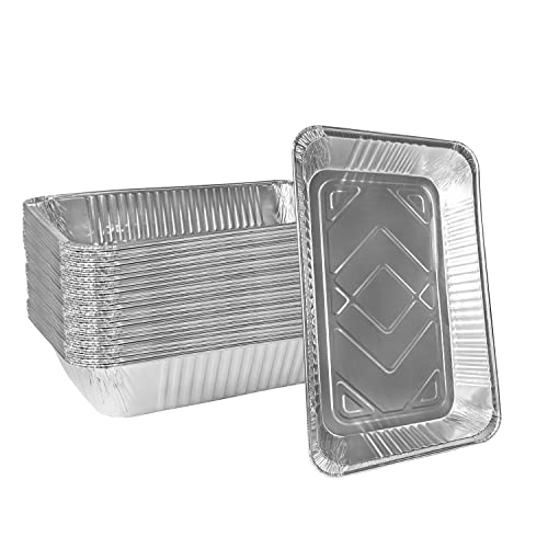 Disposable Heavy-Duty Aluminum 9x13 Foil Pans (10)