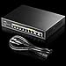 Cudy 8 Port Gigabit PoE Switch, 120 Watts PoE Budget, 8 10/100/1000Mbps PoE+ Ports, 2 Gigabit Uplink Ports , 802.3at, 802.3af, 1/2 (+), 3/6 (-), Fanless, Plug and Play, GS1010PE