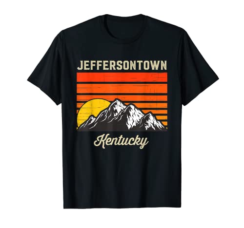 Souvenir rétro de Jeffersontown, État du Kentucky, États-Unis T-Shirt