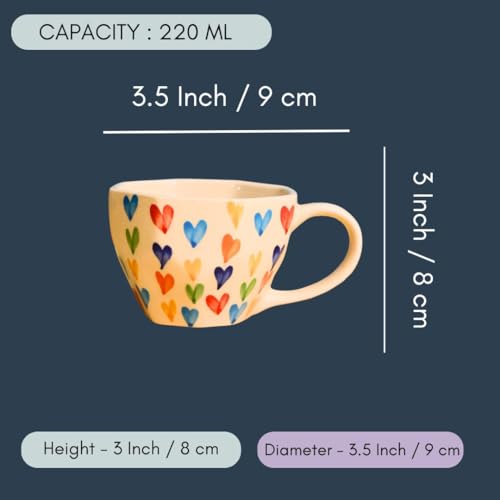 Image of WEAVING HOMES Handcrafted Ceramic #LoveisLove Mug & #LoveisLove Dessert Plate, Serveware, Kitchenware, Ceramic Coffee Mugs, Plates, Coffee Cups, Ceramic Plates (Set f 2)