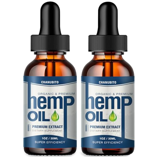 (2 Pack) Hemp Oil Organic High Potency - Relieve Good