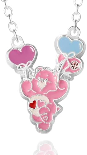 Amazon.com: SALLY ROSE Care Bears Love-a-Lot Bear Necklace for