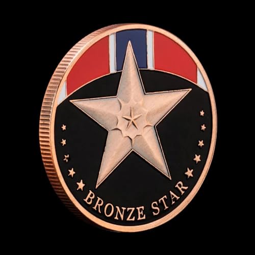 Moneda de Desafío Estrella de Bronce Americana miniatura 7