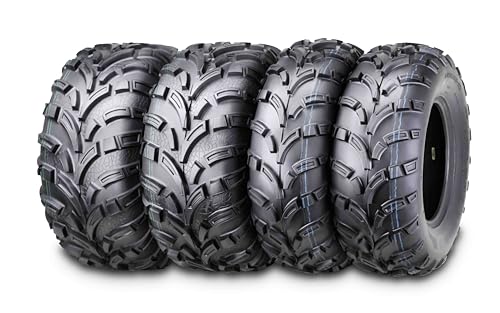 Image of WANDA Set4 ATV /UTV Tires 25x8-12 Front & 25x11-12 Rear 6PR P373-10243 /10210 | Lite-Mud Series All Terrain Hybrid Agil & Versatile