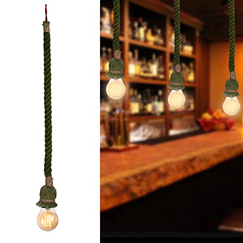 Naroote Lampada in Canapa retrò Durevole, Luce in