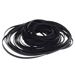 Divuukyi 200 Stück Plattenspieler Gummiriemen Set