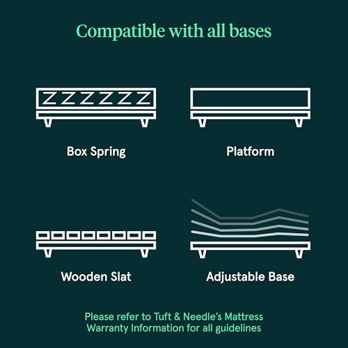 Kin By Tuft & Needle Firm 6" Queen Adaptive Foam Mattress in a Box, Cooling Pressure Relief, Balanced Support, 100 Night Trial, Fiberglass-Free, CertiPUR-US, 10-Year Limited Warranty