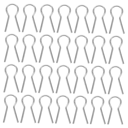 CIMAXIC DIY Pottery Crafting 100pcs High Temp R-Type Kiln Hanging Needles Nonstick Break Resistant