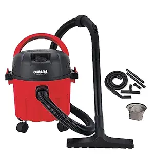 Omada Wet and Dry 10-Litre Vacuum Cleaner,Blower Function - for Home/Office/Car use with High Power Suction with Multiple Accessories