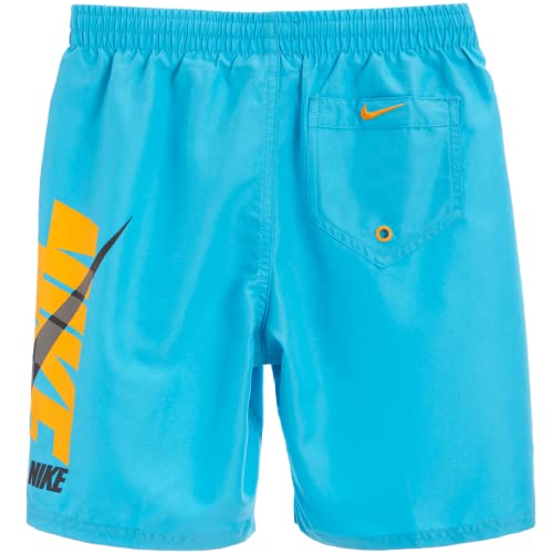 Nike Boys Shift Break 7" Volley Short Swim Trunks (as1, Alpha, s, Regular, Blue Lightning)2
